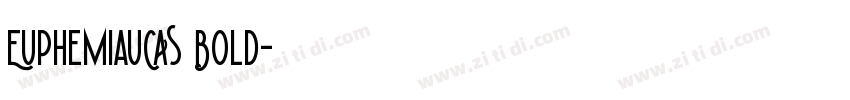 EuphemiaUCAS Bold字体转换